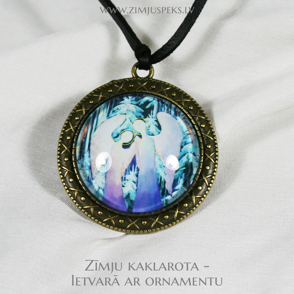 Eņģeļu amulets - "Eņģeļi ziemā" - Image 6