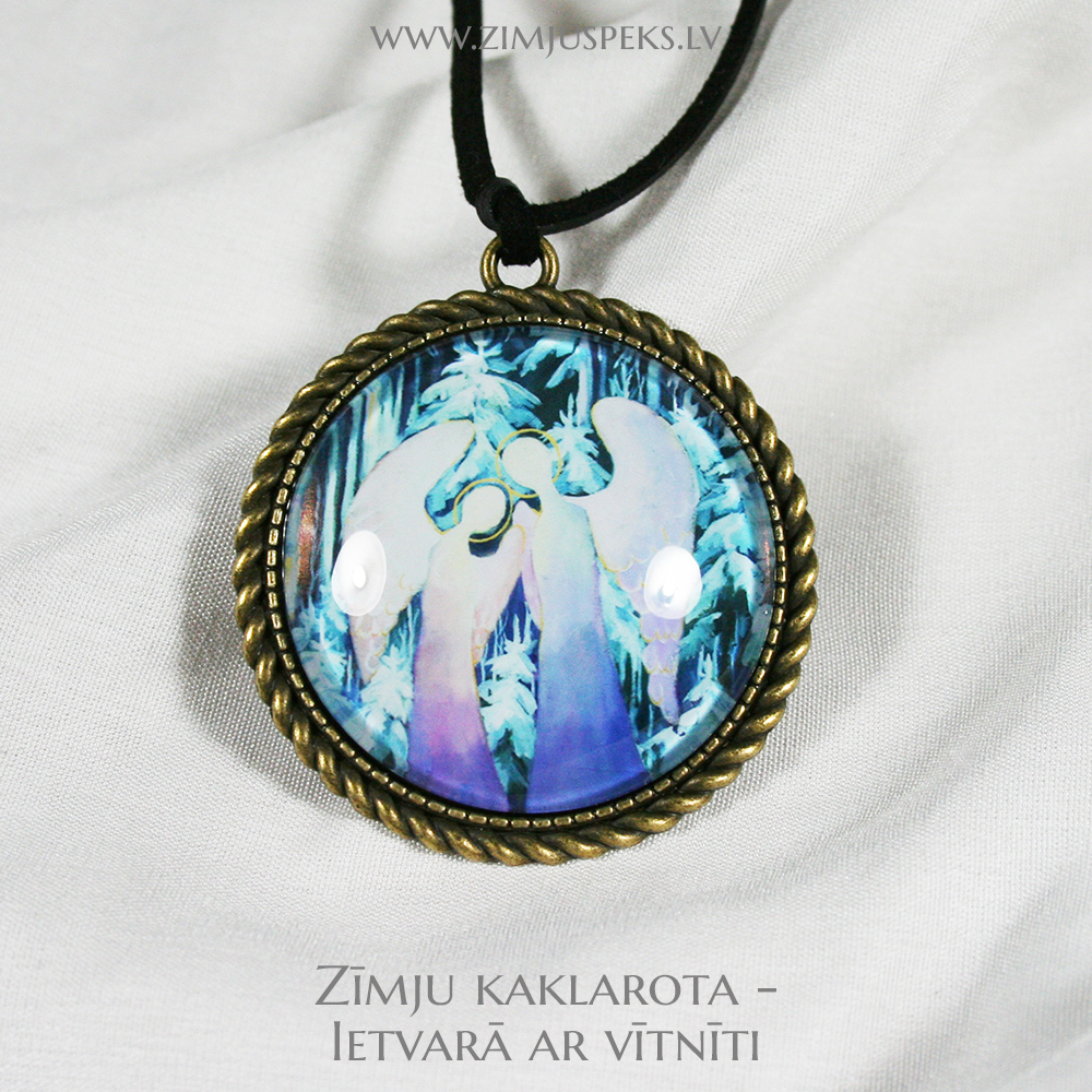 Eņģeļu amulets - "Eņģeļi ziemā" - Image 3