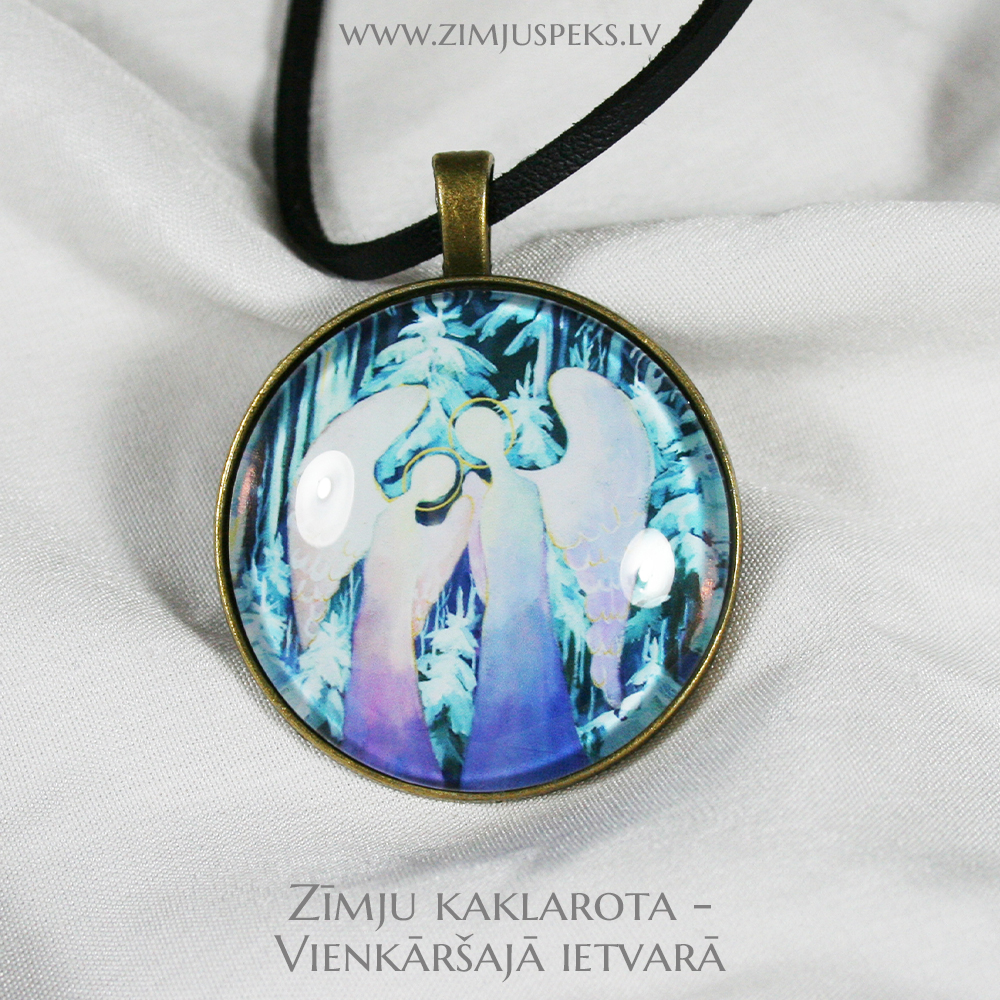 Eņģeļu amulets - "Eņģeļi ziemā" - Image 2