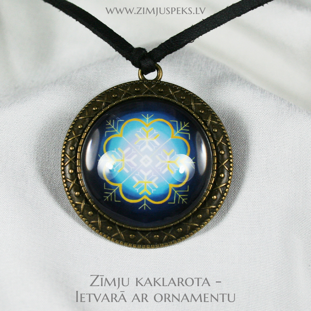 Spēka zīmju amulets - "Divu zaru dakšu krusts" - Image 5