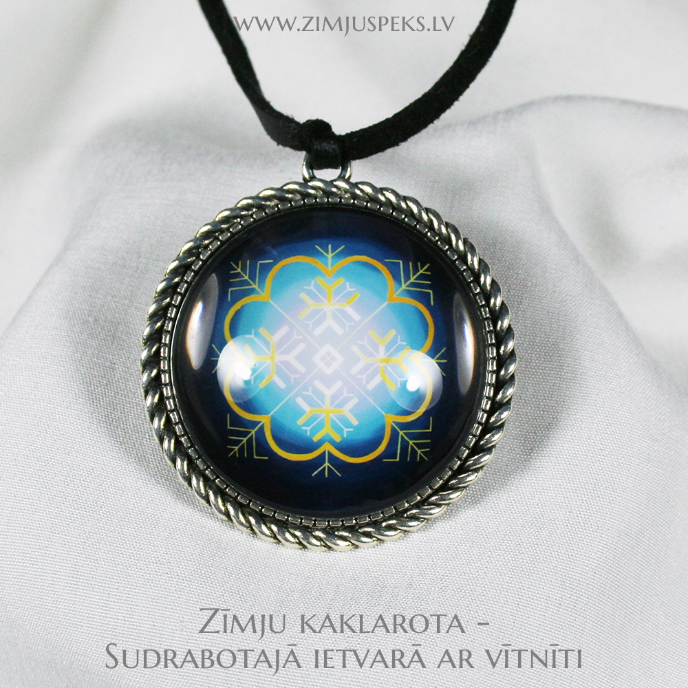 Spēka zīmju amulets - "Divu zaru dakšu krusts" - Image 4