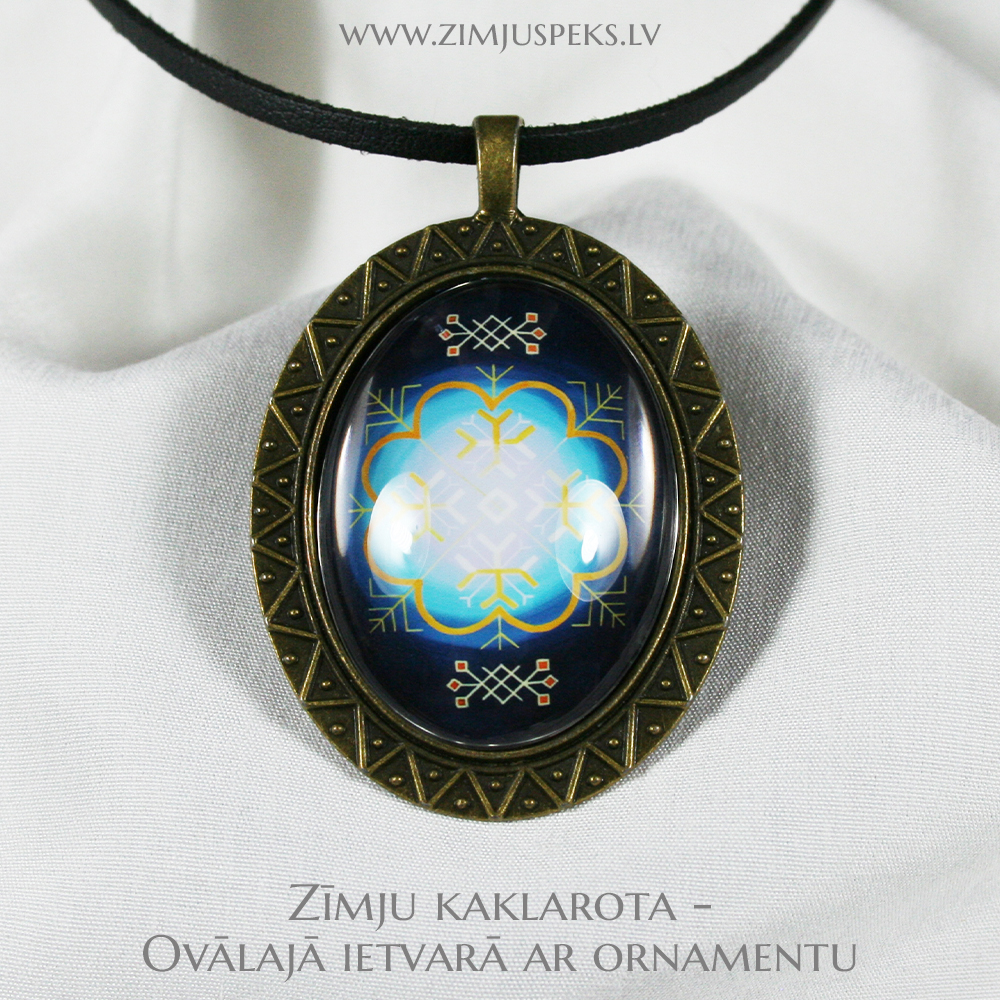 Spēka zīmju amulets - "Divu zaru dakšu krusts" - Image 6