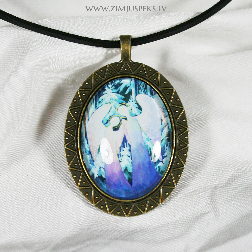 Eņģeļu amulets - "Eņģeļi ziemā"
