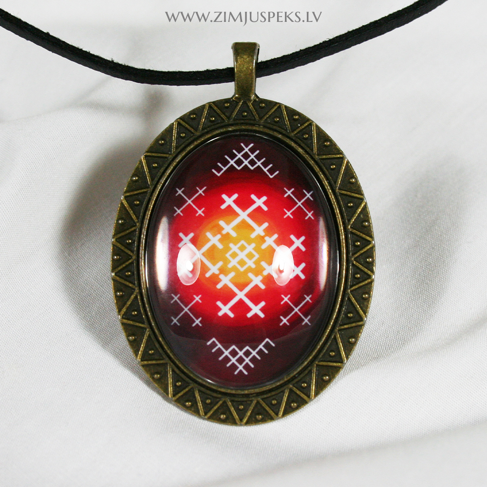 Spēka zīmju amulets - "Laidene - Māras krusts"