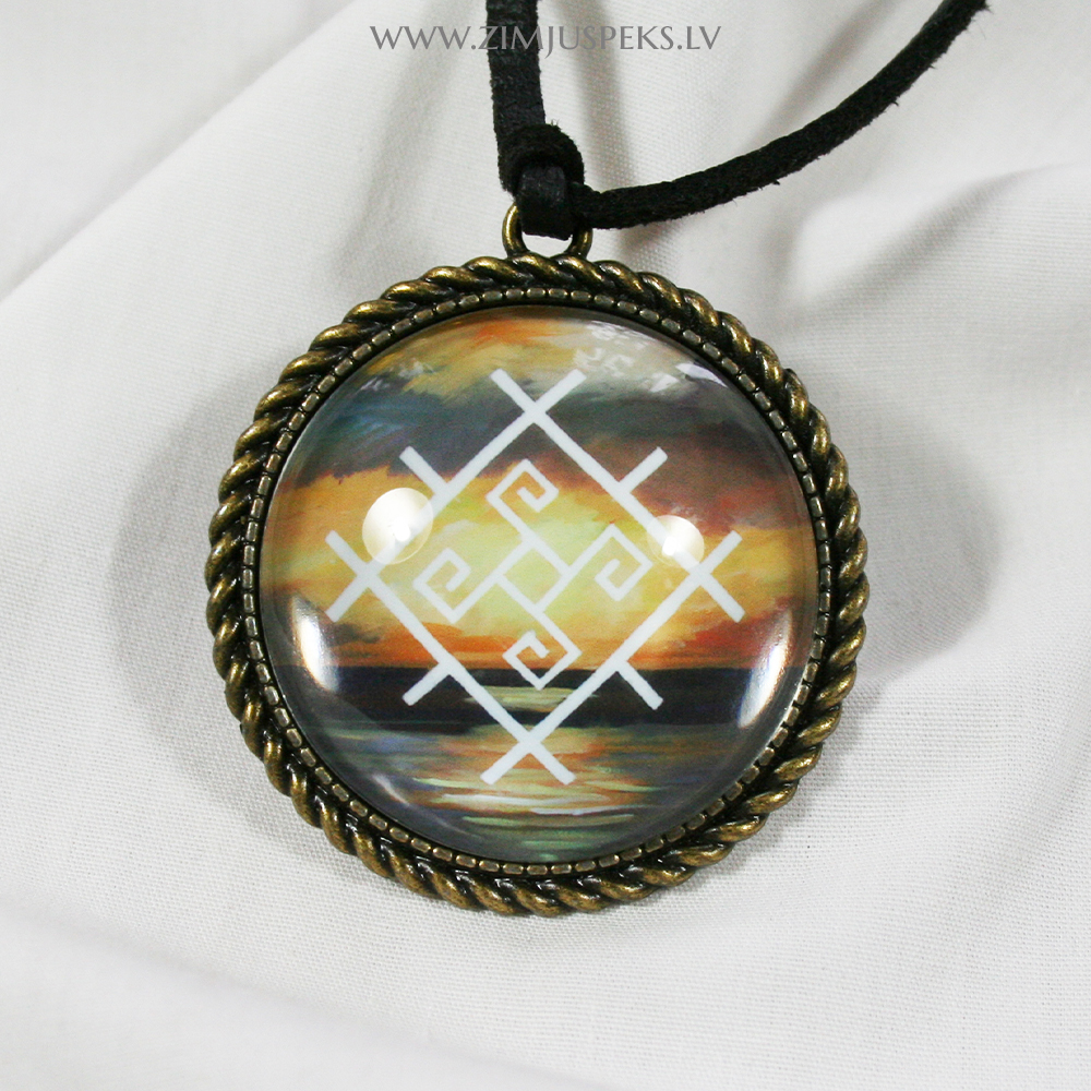 Spēka zīmju amulets - "Sāta zīme"