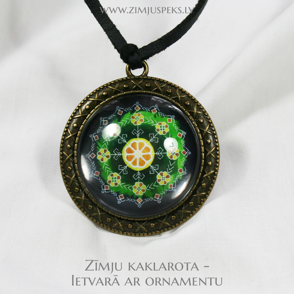Spēka zīmju amulets - "Saulgriežu dižaplis" - Image 5