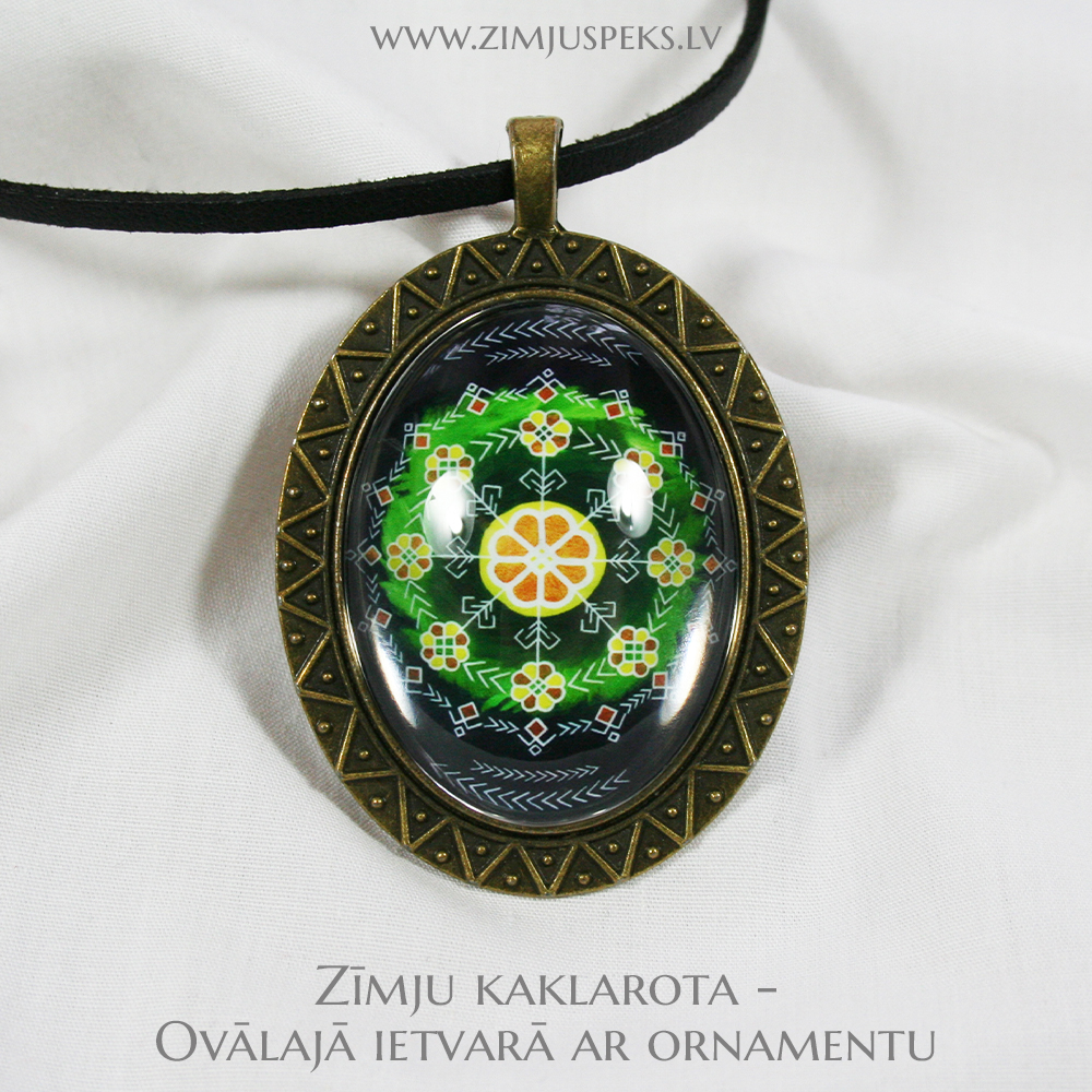 Spēka zīmju amulets - "Saulgriežu dižaplis" - Image 6