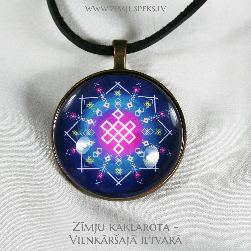 Spēka zīmju amulets - "Gara dzīve, mūžīga mīlestība" - Image 2
