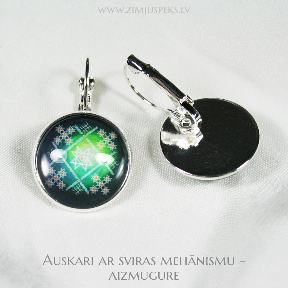 Spēka zīmju auskari - "Veselības zīme" - Image 3