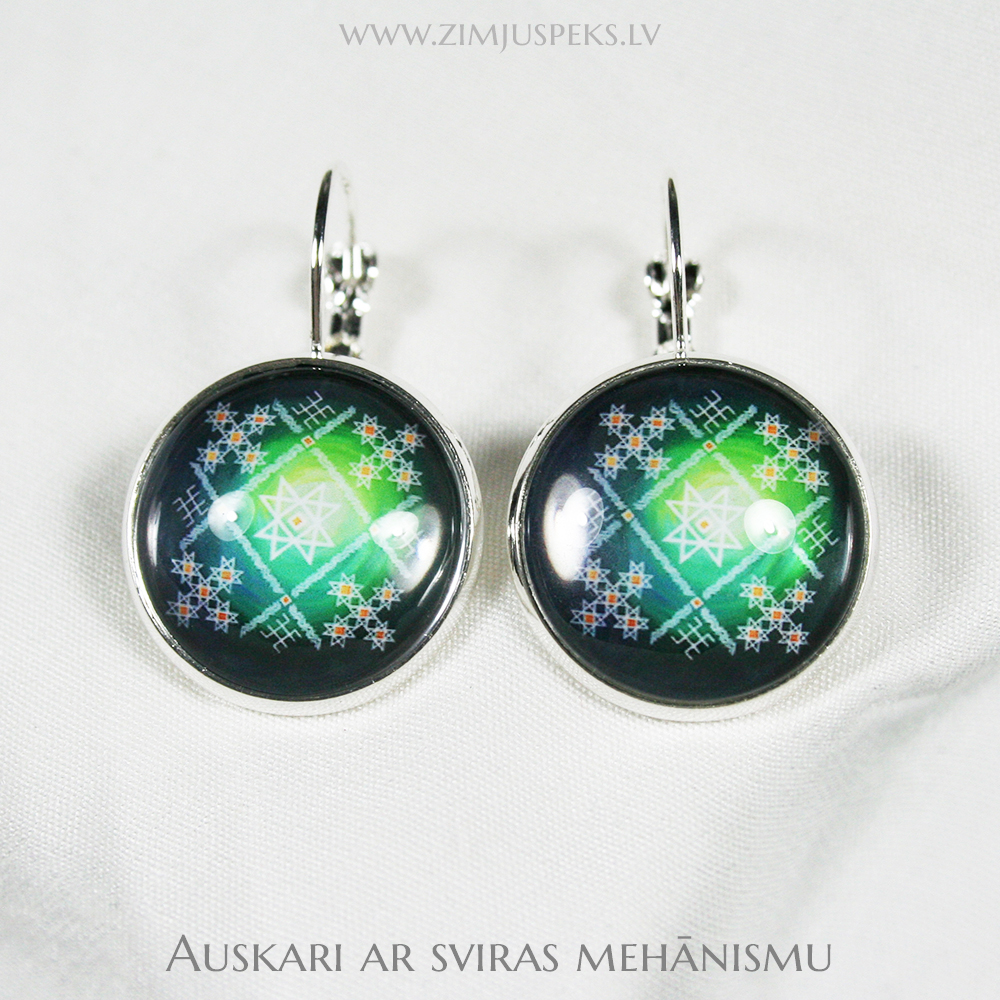 Spēka zīmju auskari - "Veselības zīme" - Image 2
