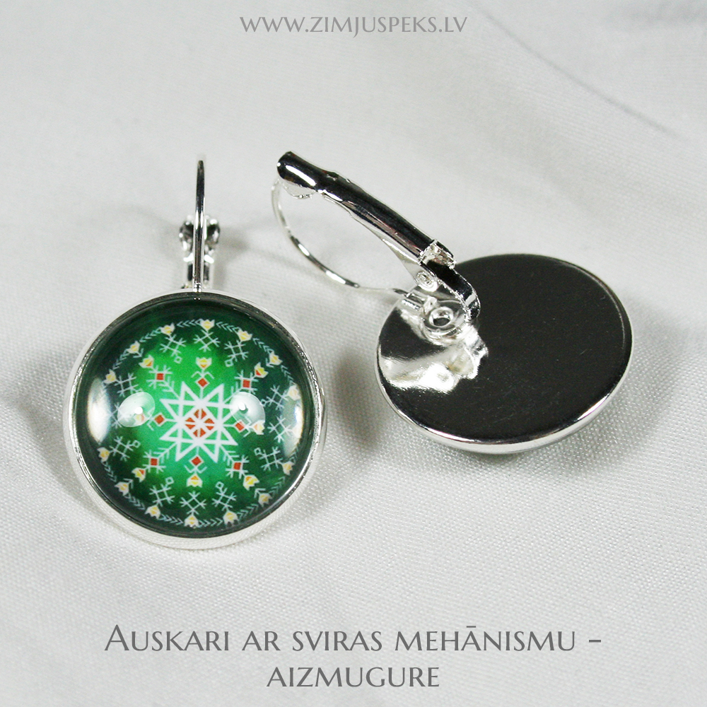 Spēka zīmju auskari - "Labai dzīvei" - Image 3