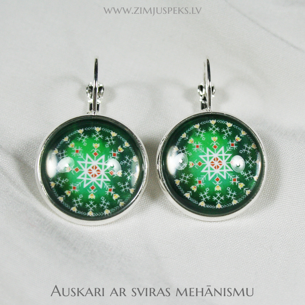Spēka zīmju auskari - "Labai dzīvei" - Image 2