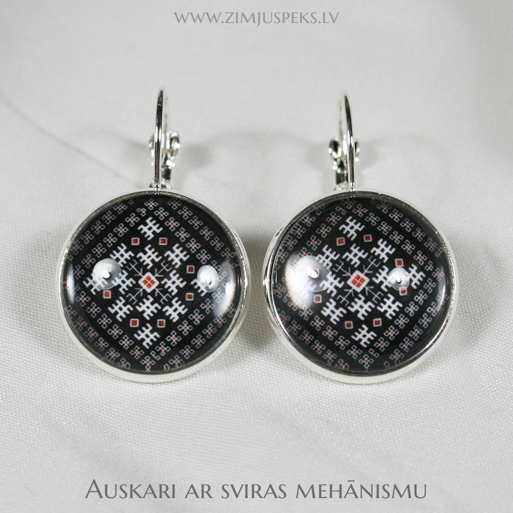 Spēka zīmju auskari - "Esi vesels" - Image 2