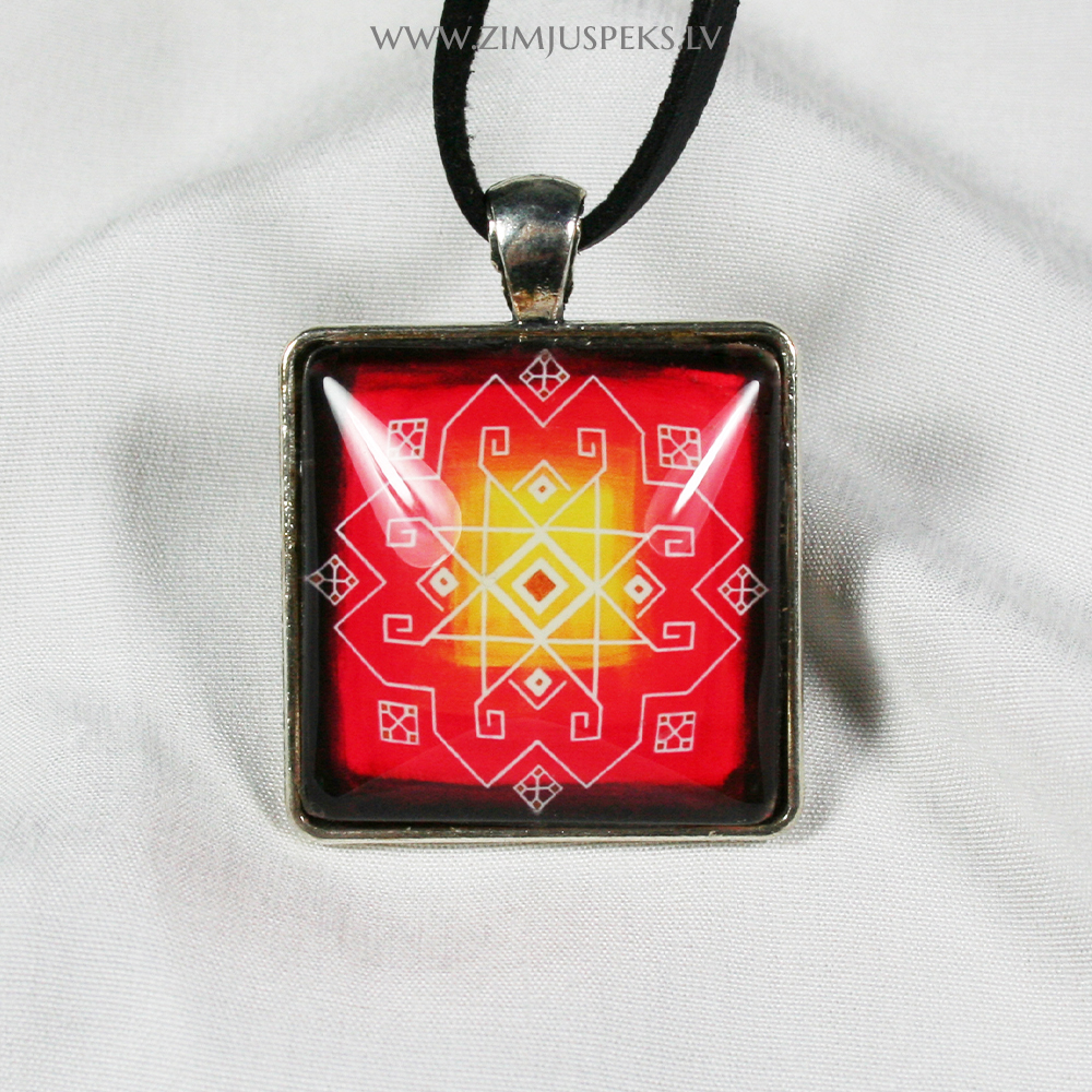 Spēka zīmju amulets - "Zelta auseklis"