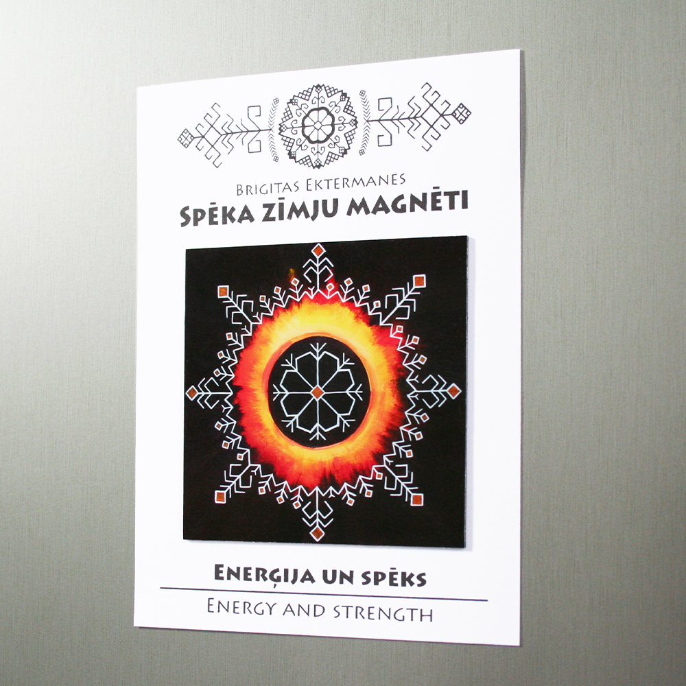 Spēka zīmju magnēts "Enerģija un spēks"