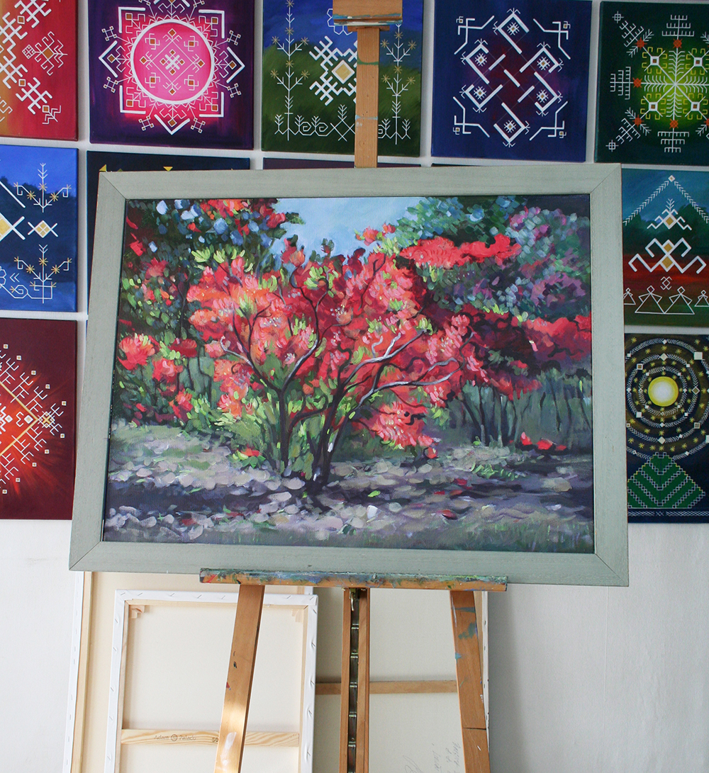 Glezna "Rododendri" - Image 3