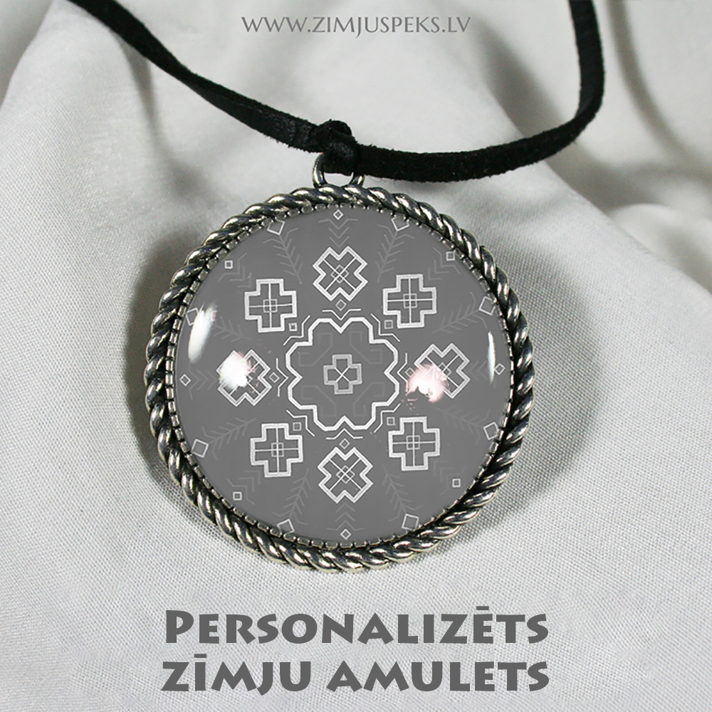 Personalizēts zīmju amulets