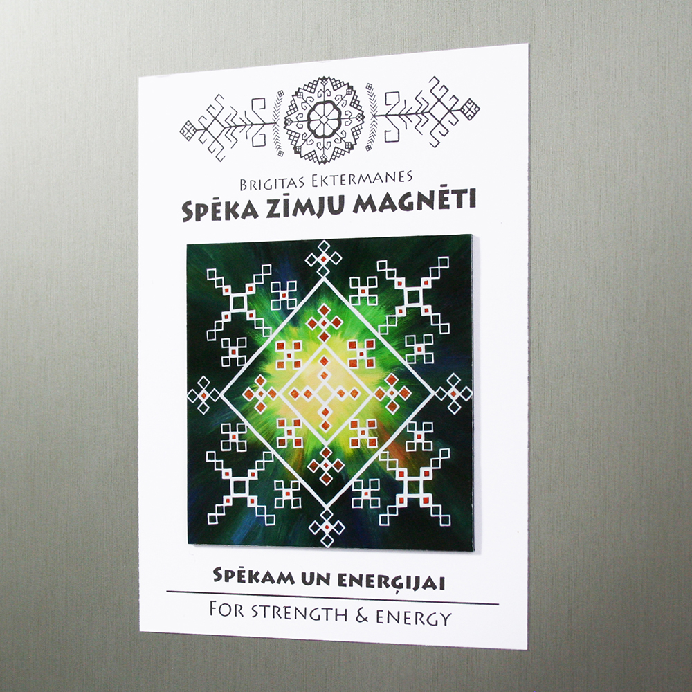 Signs of Power magnet "For strength & energy"