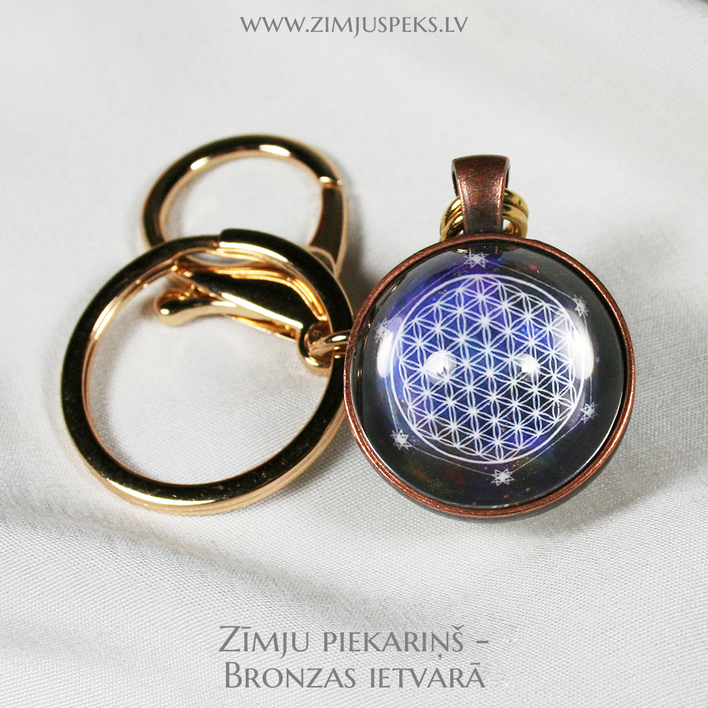 Spēka zīmju piekariņš - "Dzīvības zieds" - Image 5