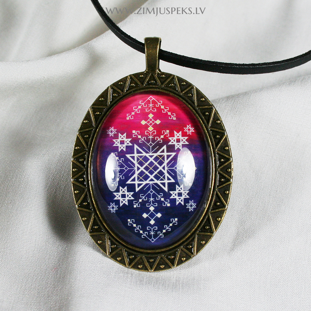 Signs of Power amulet - "Auseklis – Manifastation of light in darkness"