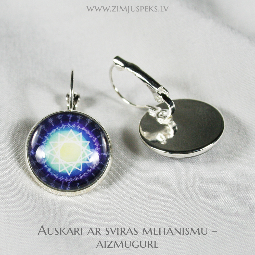 Spēka zīmju auskari - “Harmonijas un mīlestības zīme" - Image 3