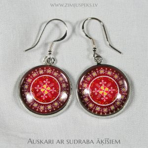 Spēka zīmju auskari - “Gudrības zīme”