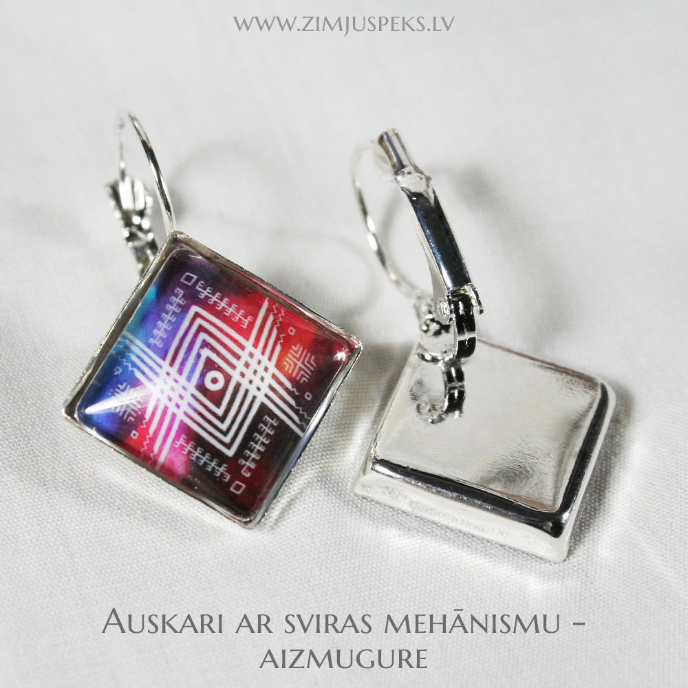 Spēka zīmju auskari - “Pasaules sakārtotības zīme” - Image 2