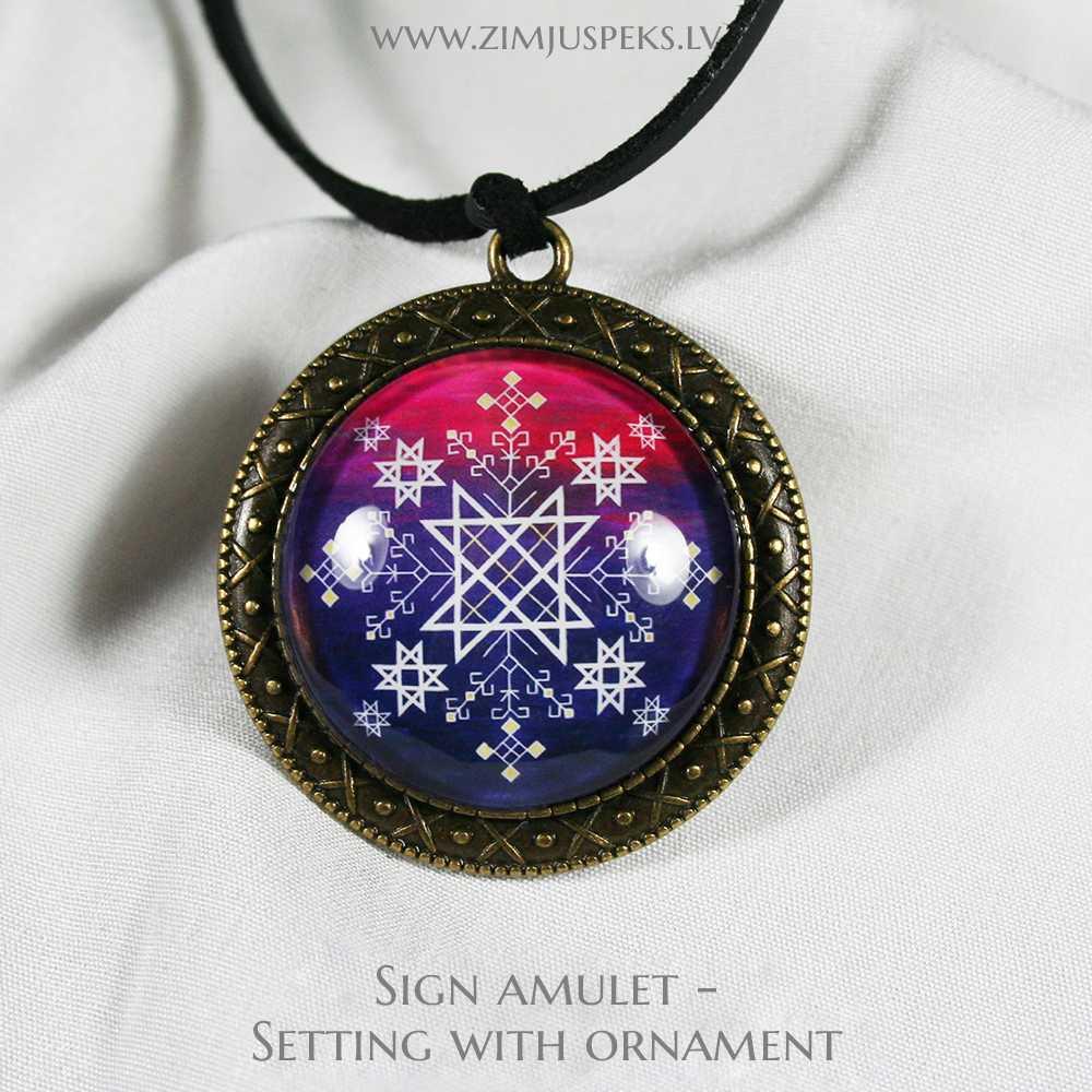 Signs of Power amulet - "Auseklis – Manifastation of light in darkness" - Image 3