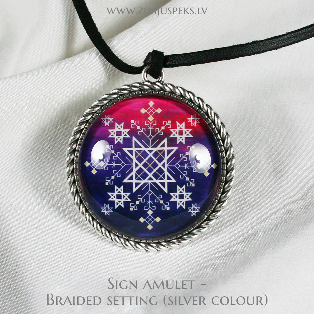 Signs of Power amulet - "Auseklis – Manifastation of light in darkness" - Image 4