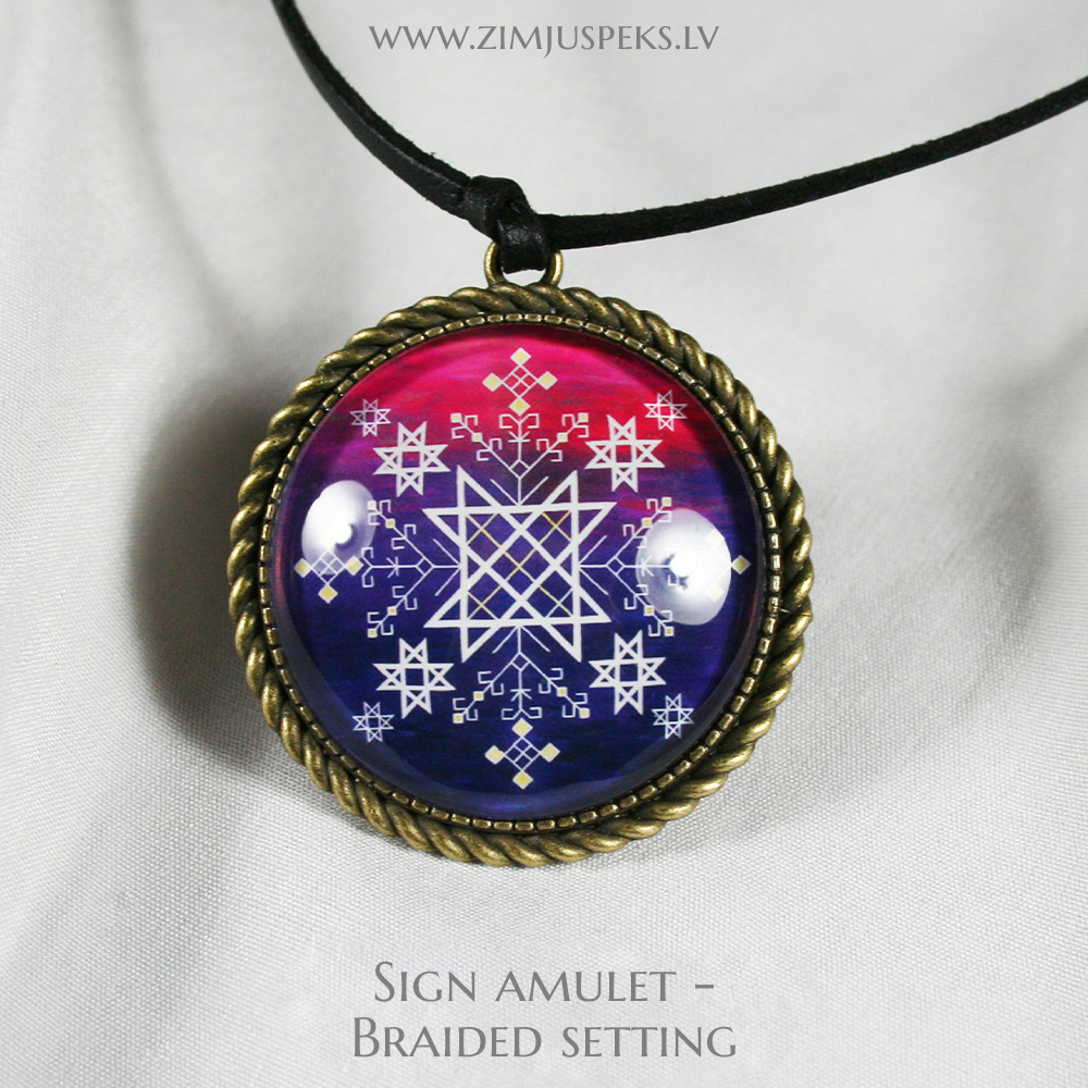 Signs of Power amulet - "Auseklis – Manifastation of light in darkness" - Image 5