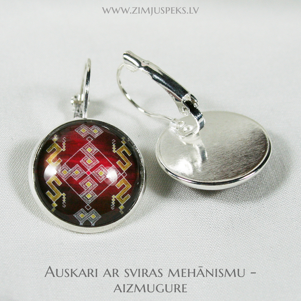 Spēka zīmju auskari - “Dzīvības enerģijas atjaunotnes zīme” - Image 3