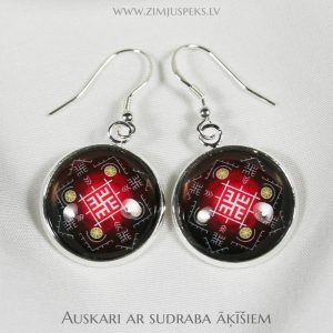 Spēka zīmju auskari - “Dzīvesprieks"