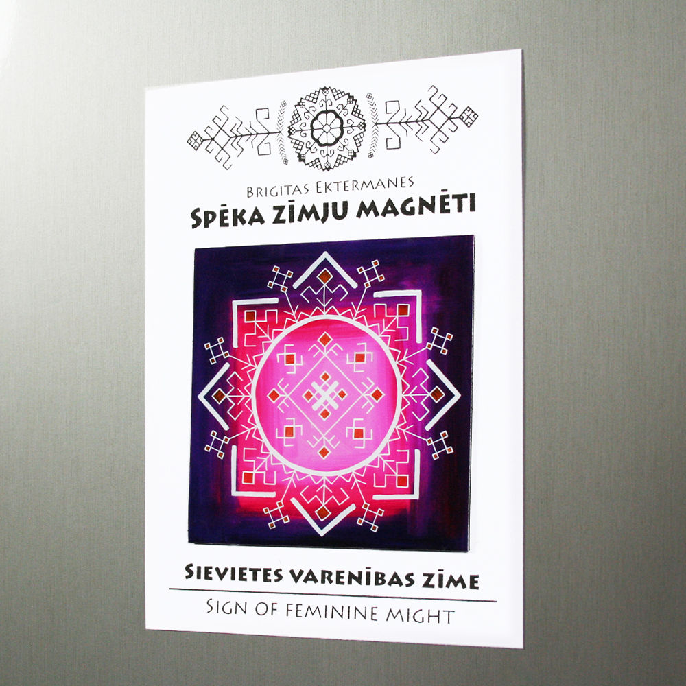 Spēka zīmju magnēts “Sievietes varenības zīme”