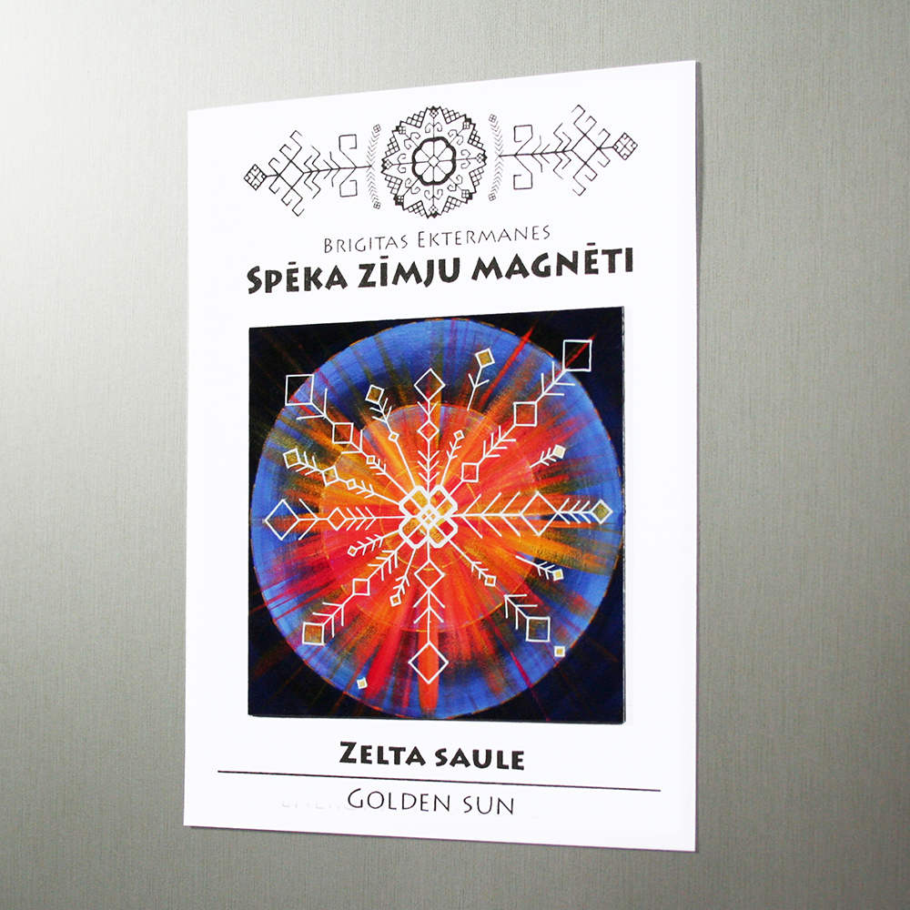 Signs of Power magnet "Golden sun"