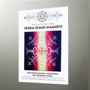 Signs of Power magnet "Sign of woman’s fortune, love and health"