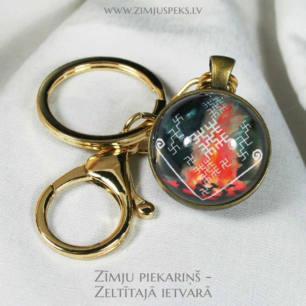 Spēka zīmju piekariņš - "Ugunskurs naktī" - Image 4