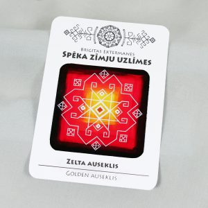 Spēka zīmju uzlīme "Zelta auseklis"