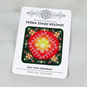 Spēka zīmju uzlīme “Lai viss izdodas"