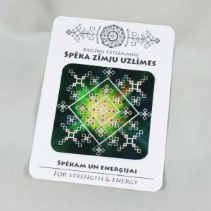 Spēka zīmju uzlīme “Spēkam un enerģijai"
