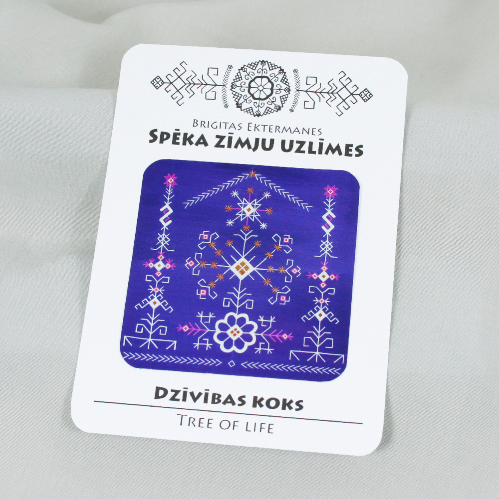Spēka zīmju uzlīme “Dzīvības koks”
