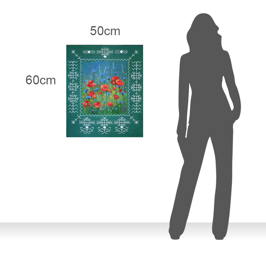 Spēka zīmju glezna "2025 g. spēka zīmju kalendāra jūlijs" - Image 2