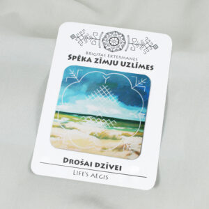 Spēka zīmju uzlīme “Drošai dzīvei”