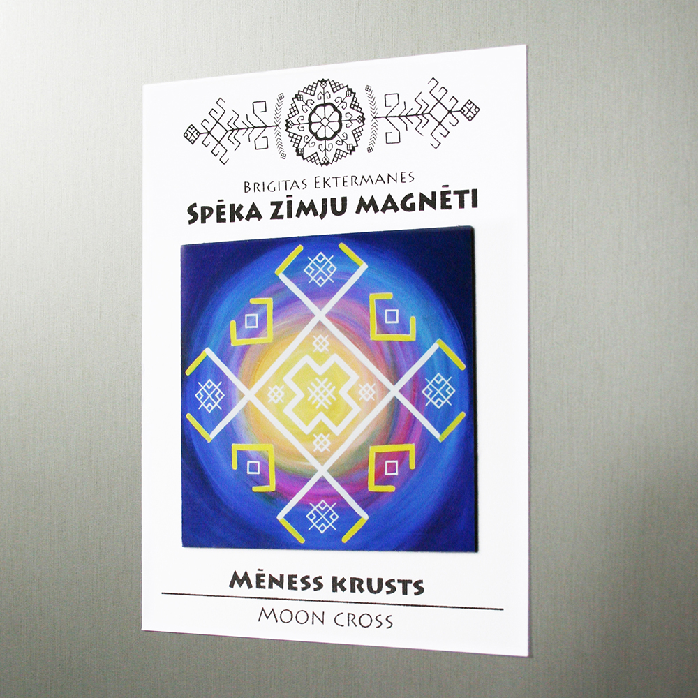 Spēka zīmju magnēts “Mēness krusts”