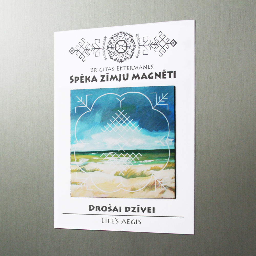 Spēka zīmju magnēts “Drošai dzīvei”