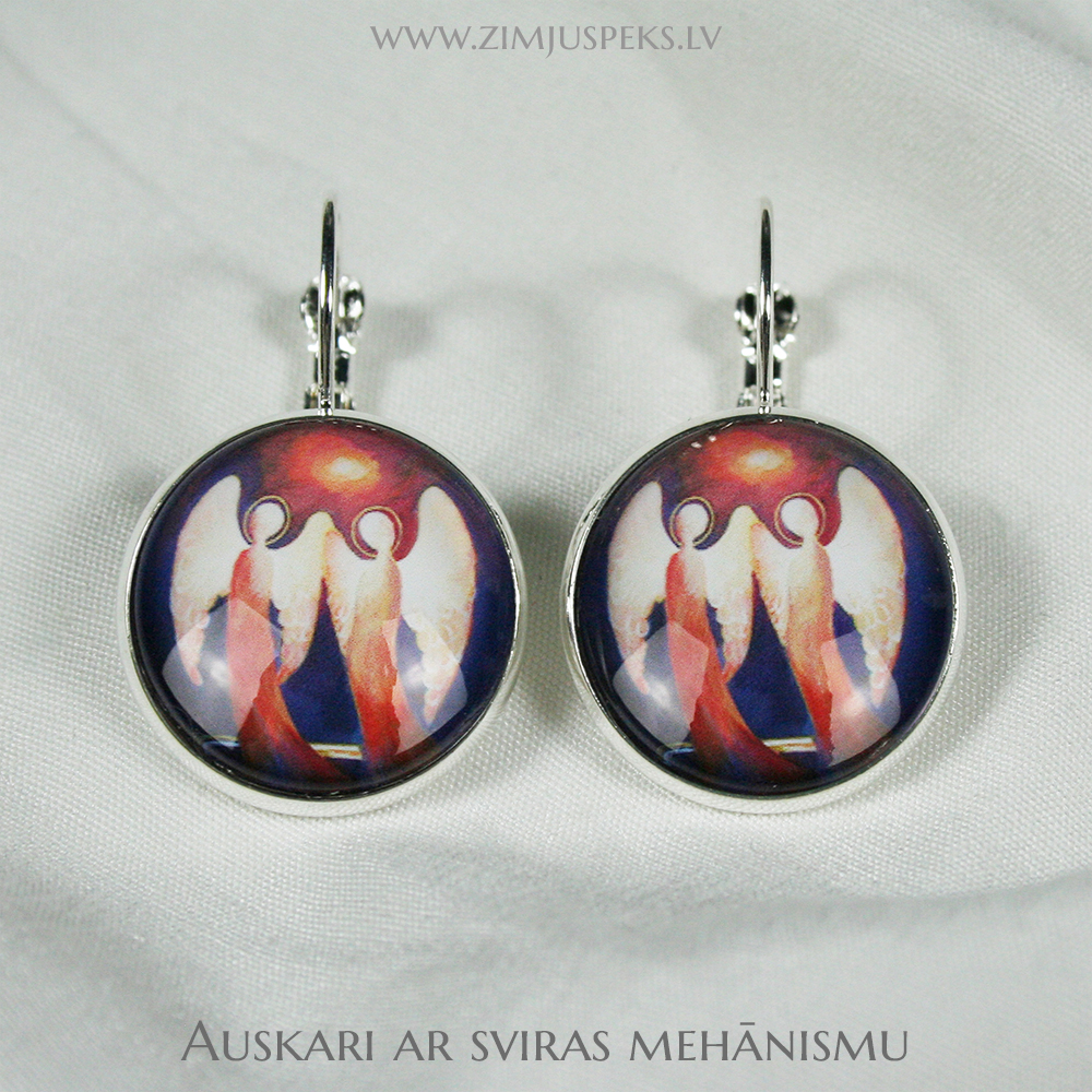 Spēka zīmju auskari - "Sargeņģelis XII" - Image 3