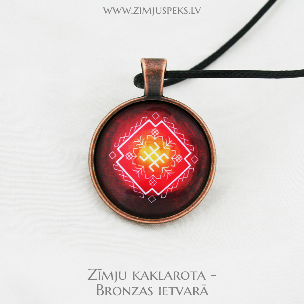 Spēka zīmju mazais amulets - "Dieva svētība un veselība" - Image 5