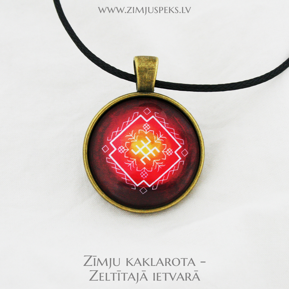 Spēka zīmju mazais amulets - "Dieva svētība un veselība" - Image 4