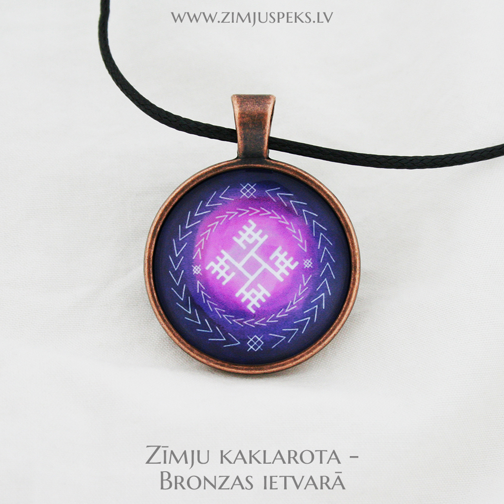 Spēka zīmju mazais amulets - "Laimas zvaigzne" - Image 5