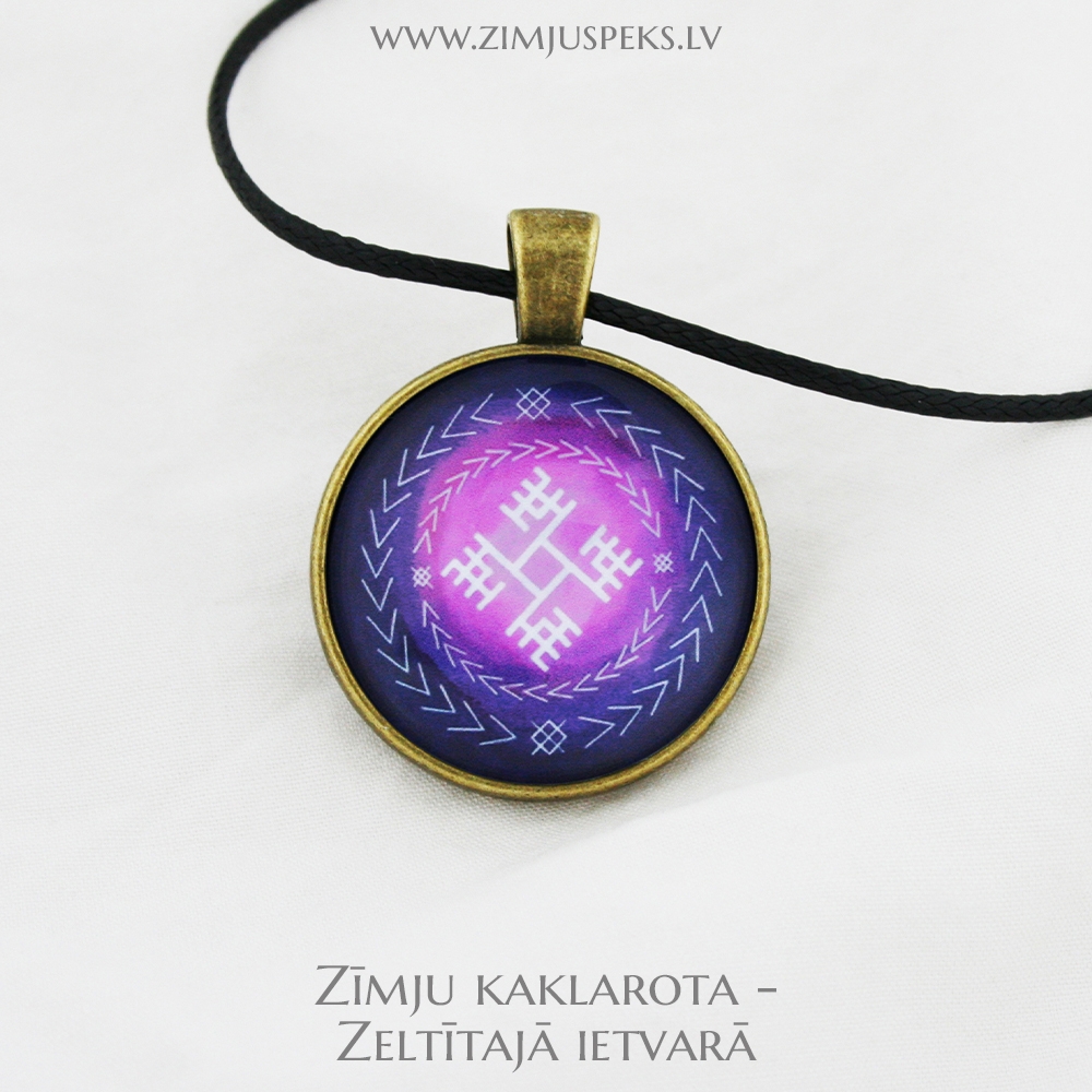 Spēka zīmju mazais amulets - "Laimas zvaigzne" - Image 4