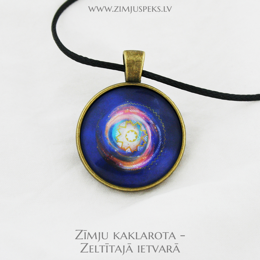 Spēka zīmju mazais amulets - "Dievišķā spēka straume" - Image 4